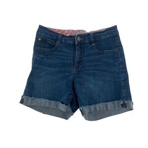 Lee Mid Rise Rough Cuffed Hem Jean Shorts Size 28 Women’s